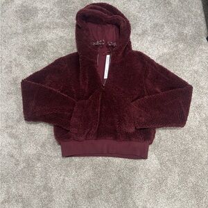 lululemon athletica Burgundy Fleece Hoodie